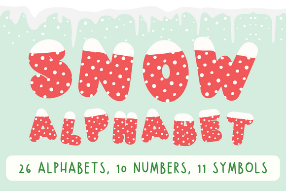 Christmas Alphabet Letter: Festive Illustrations for Design