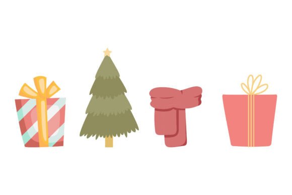 Christmas Clipart Elements: Festive Illustrations for Brands