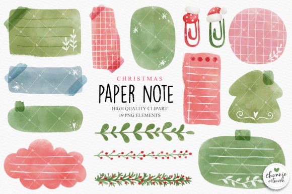 Paper Note Clipart: Christmas Illustrations Review