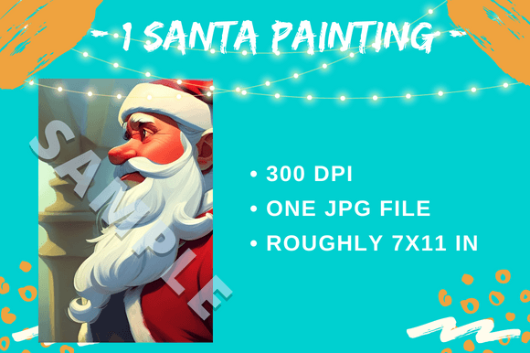 Pretty Santa Claus Portrait 4 Christmas Illustrations Review