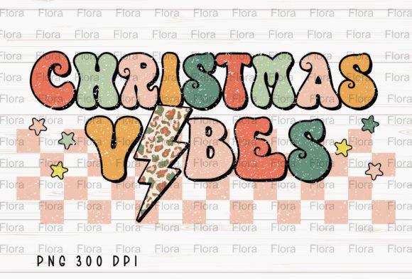 Retro Christmas Vibes Groovy Leopard: Bold Illustrations