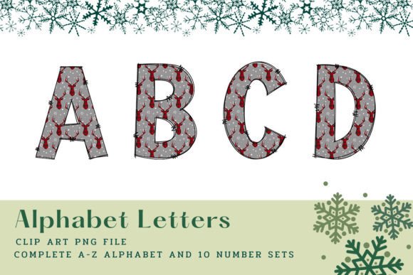 Review: Christmas Doodle Alphabet Sublimation6 for Holiday Stitching