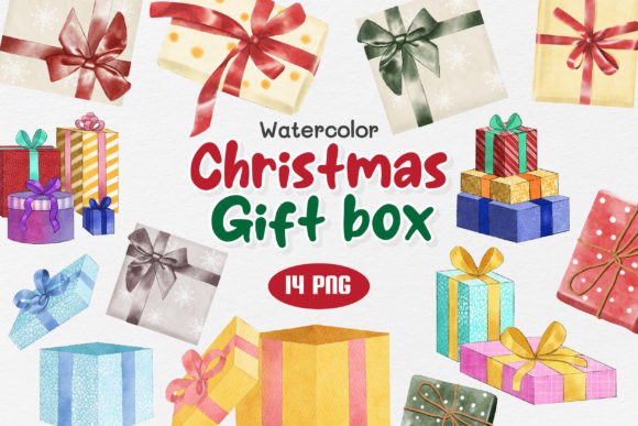 Review: Watercolor Christmas Gift Box for Holiday Embroidery