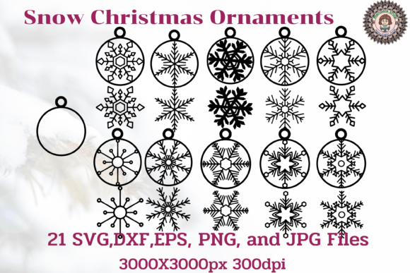 Snow Christmas Ornaments: A Designer's Review for Holiday Stitching