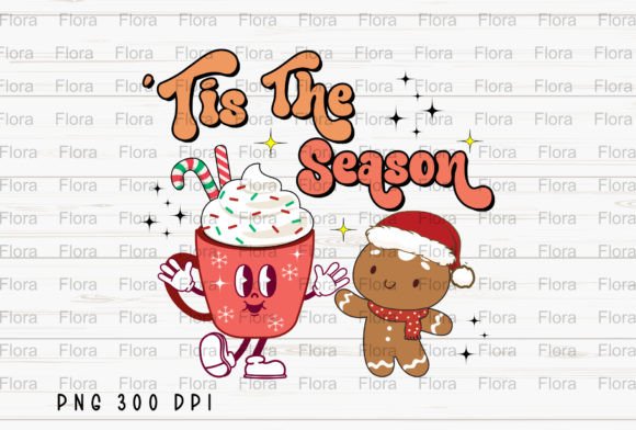 Tis the Season Gingerbread PNG: Festive Illustrations